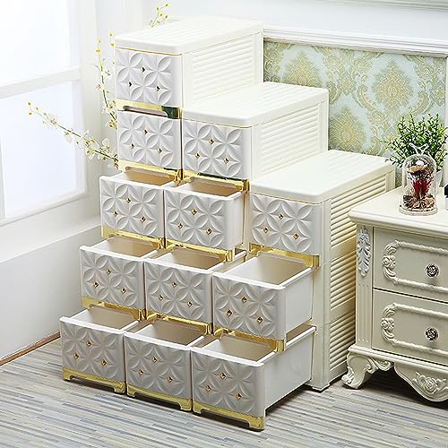 Narrow Bathroom Removable Medicine Cabinet Tall Corner Cabinet with Storage Drawers and Casters, Side Cabinet Crevice Shelf for Kitchen, Living Room, Laundry Room, Bedroom - Image 7