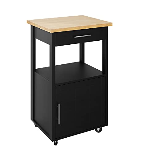 Shintenchi Kitchen Island Cart with Storage,Rolling Side Table on Wheels with Large Worktop, Cabinet,Towel Rack and Drawers for Kitchen,Dinning Room, White - Image 55
