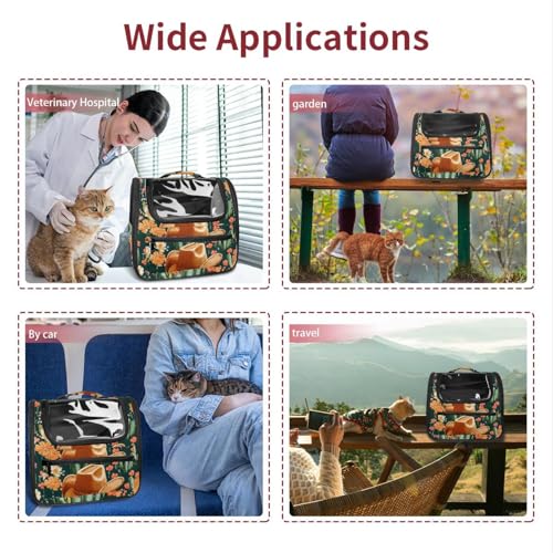 Halloween Pet Carrier Airline Approved Pet Carrier Bag Dog Carrier for Small Medium Cats Dogs Puppies Kitten - Image 61