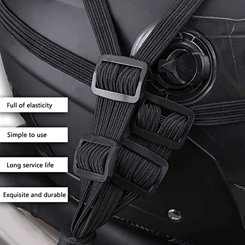 Luggage tensioner Helmet Luggage Strapping Rope Bicycle Tension Belt with Hook Elastic Luggage Belt Motorcycle Luggage Lashings Strap Tab Gear Rear Bag - Image 7