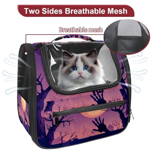 Halloween Pet Carrier Airline Approved Pet Carrier Bag Dog Carrier for Small Medium Cats Dogs Puppies Kitten - Image 62