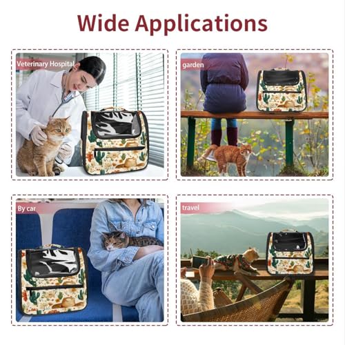 Halloween Pet Carrier Airline Approved Pet Carrier Bag Dog Carrier for Small Medium Cats Dogs Puppies Kitten - Image 80